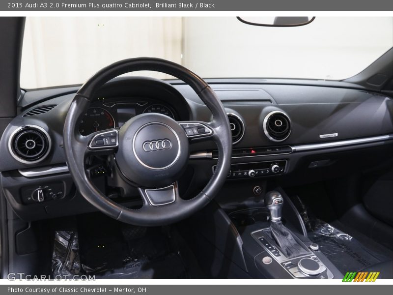 Brilliant Black / Black 2015 Audi A3 2.0 Premium Plus quattro Cabriolet
