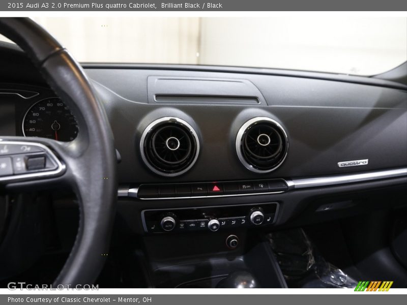 Brilliant Black / Black 2015 Audi A3 2.0 Premium Plus quattro Cabriolet