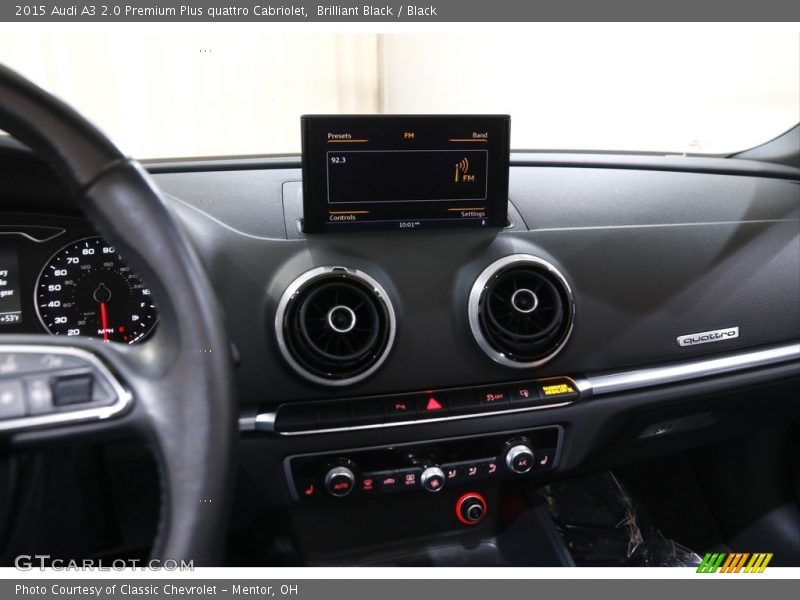 Brilliant Black / Black 2015 Audi A3 2.0 Premium Plus quattro Cabriolet