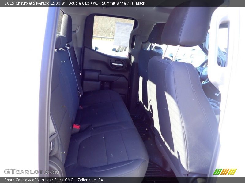 Summit White / Jet Black 2019 Chevrolet Silverado 1500 WT Double Cab 4WD