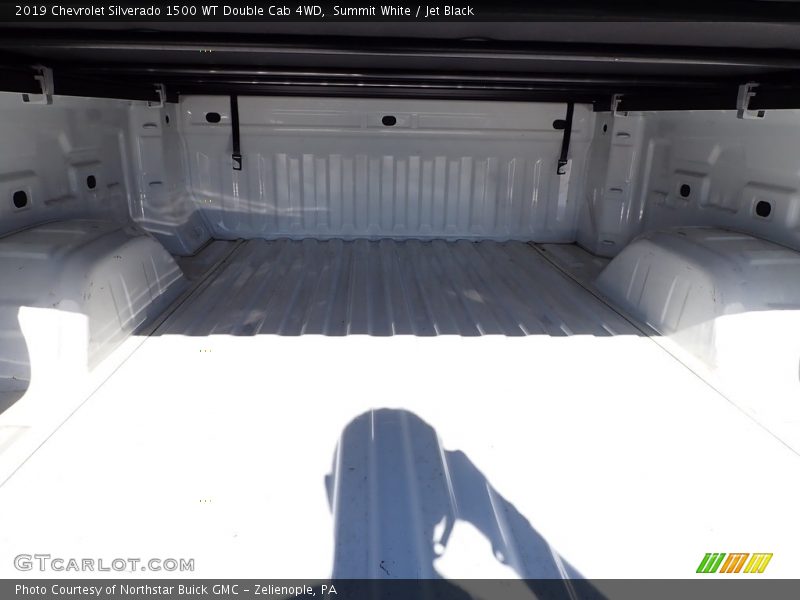 Summit White / Jet Black 2019 Chevrolet Silverado 1500 WT Double Cab 4WD