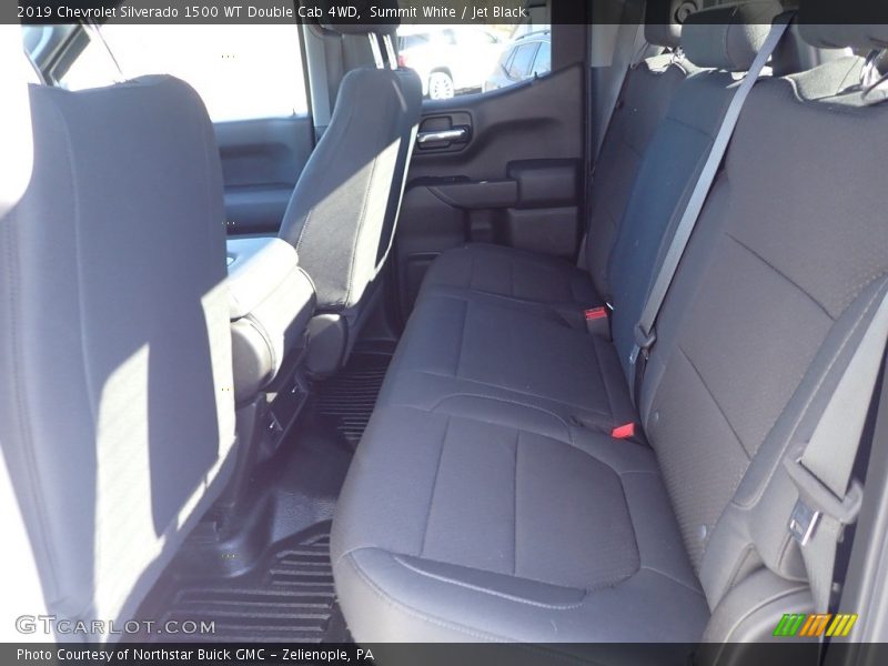 Summit White / Jet Black 2019 Chevrolet Silverado 1500 WT Double Cab 4WD