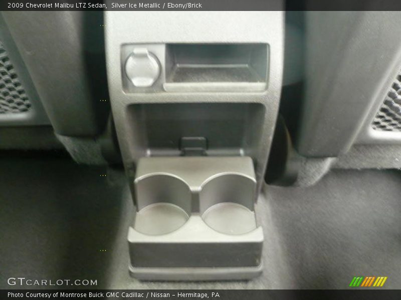 Silver Ice Metallic / Ebony/Brick 2009 Chevrolet Malibu LTZ Sedan