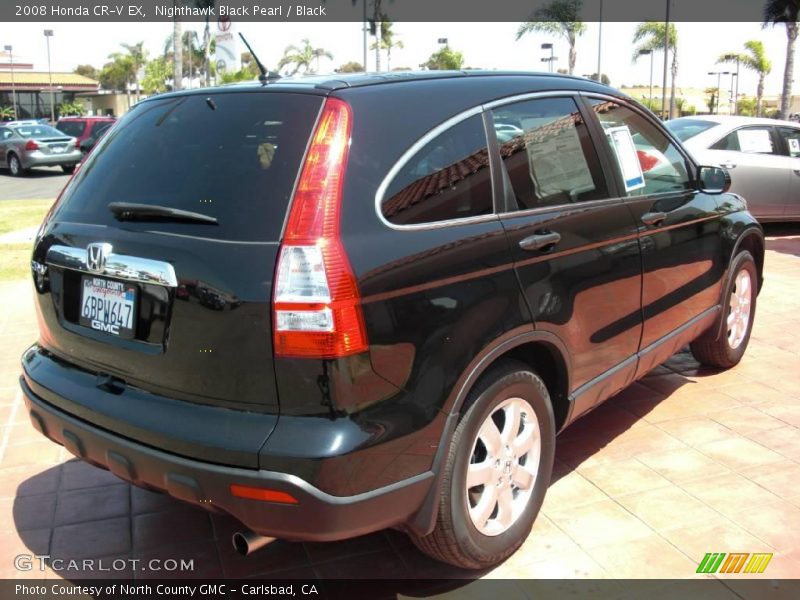 Nighthawk Black Pearl / Black 2008 Honda CR-V EX