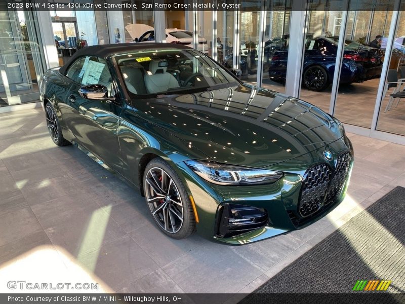  2023 4 Series 430i xDrive Convertible San Remo Green Metallic