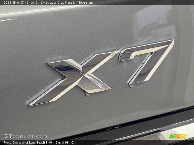 Skyscraper Gray Metallic / Silverstone 2023 BMW X7 xDrive40i