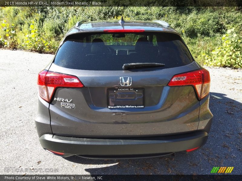 Modern Steel Metallic / Black 2018 Honda HR-V EX-L