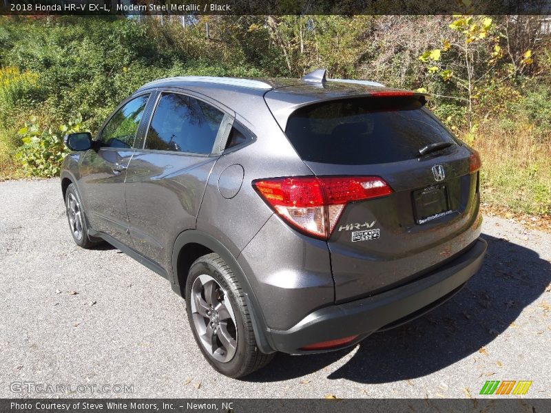 Modern Steel Metallic / Black 2018 Honda HR-V EX-L
