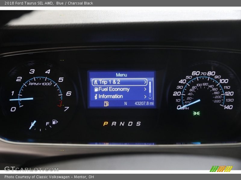  2018 Taurus SEL AWD SEL AWD Gauges