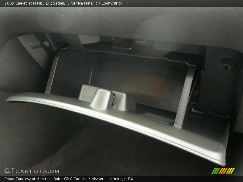 Silver Ice Metallic / Ebony/Brick 2009 Chevrolet Malibu LTZ Sedan