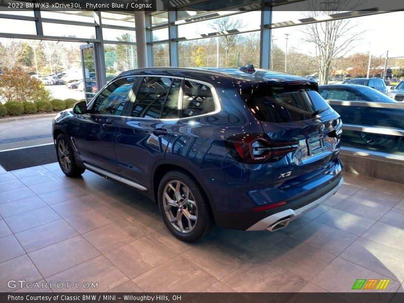 Phytonic Blue / Cognac 2022 BMW X3 xDrive30i