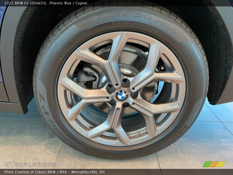 Phytonic Blue / Cognac 2022 BMW X3 xDrive30i