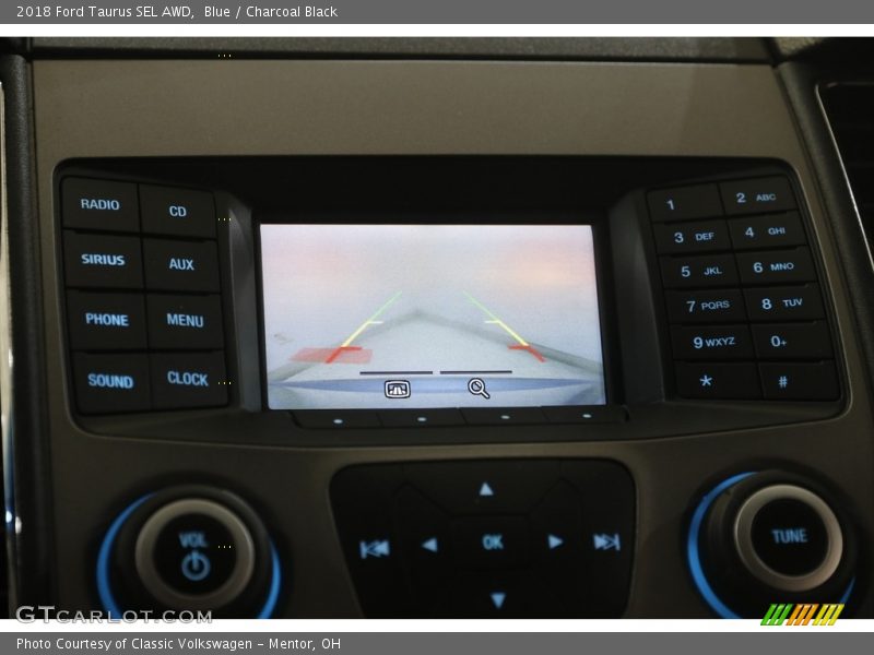 Blue / Charcoal Black 2018 Ford Taurus SEL AWD