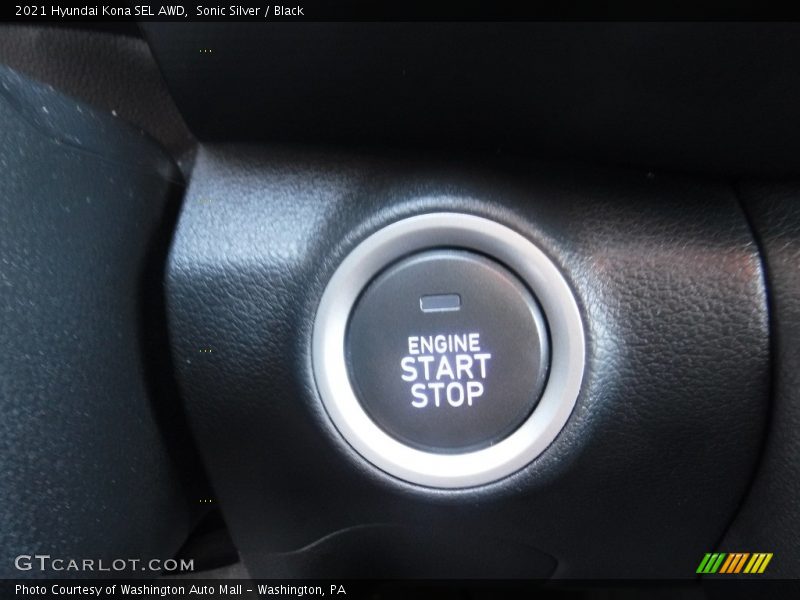 Sonic Silver / Black 2021 Hyundai Kona SEL AWD