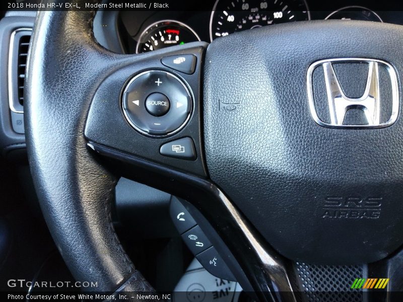Modern Steel Metallic / Black 2018 Honda HR-V EX-L