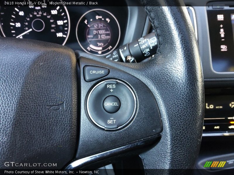 Modern Steel Metallic / Black 2018 Honda HR-V EX-L