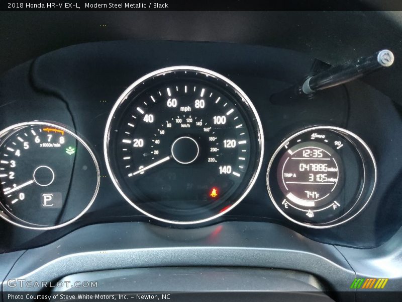 Modern Steel Metallic / Black 2018 Honda HR-V EX-L