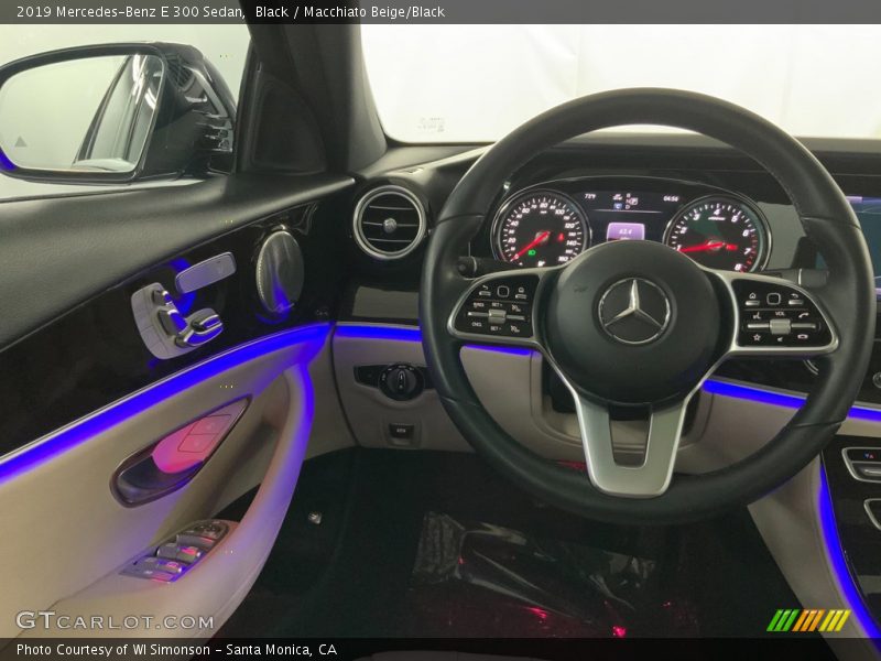 Black / Macchiato Beige/Black 2019 Mercedes-Benz E 300 Sedan