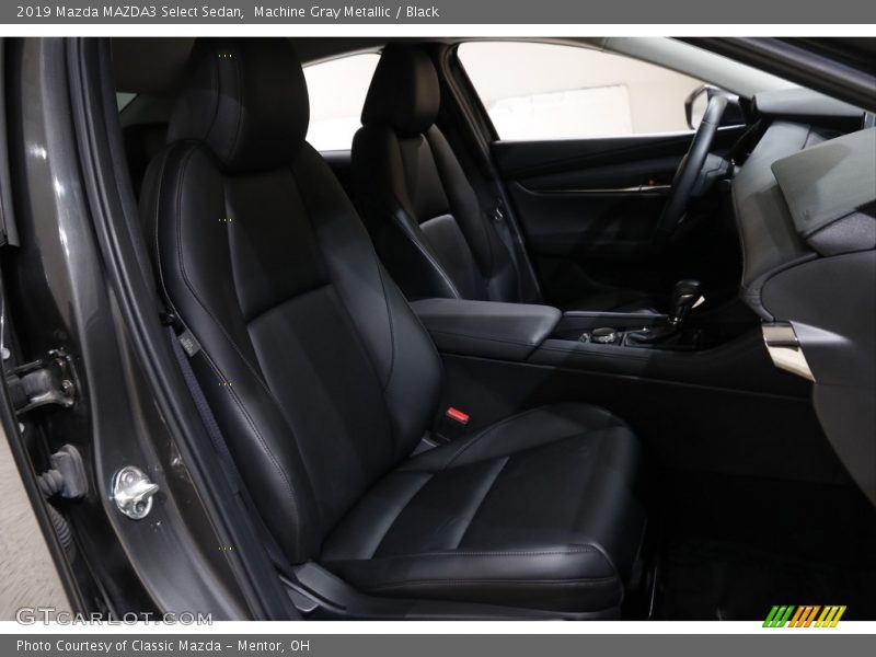 Machine Gray Metallic / Black 2019 Mazda MAZDA3 Select Sedan