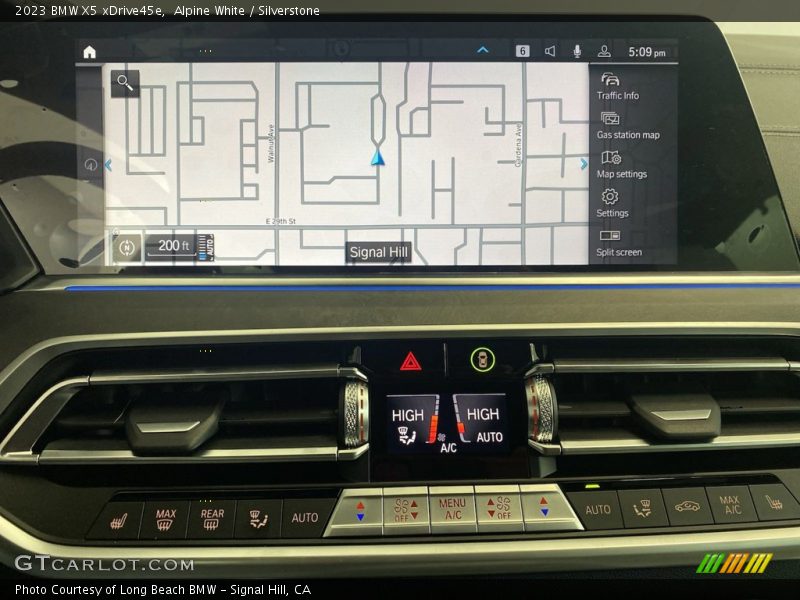 Navigation of 2023 X5 xDrive45e