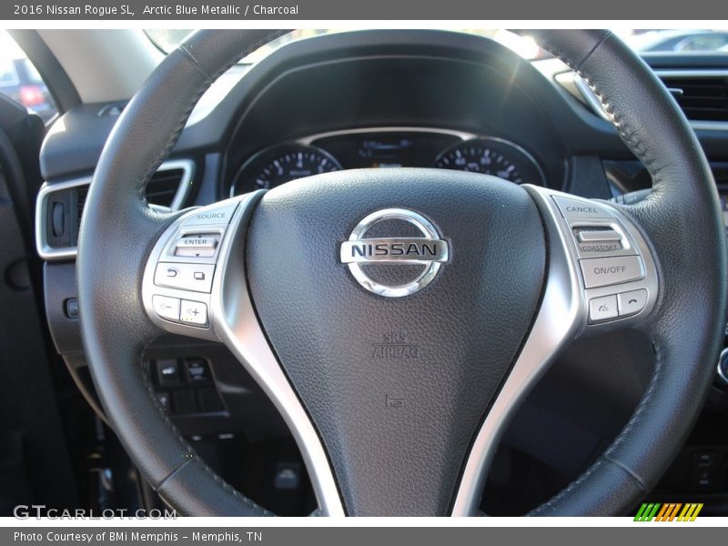 Arctic Blue Metallic / Charcoal 2016 Nissan Rogue SL