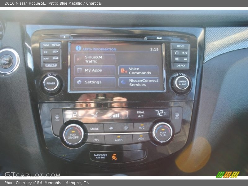 Arctic Blue Metallic / Charcoal 2016 Nissan Rogue SL