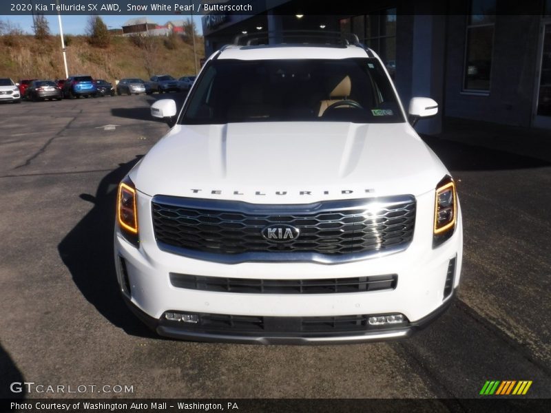 Snow White Pearl / Butterscotch 2020 Kia Telluride SX AWD
