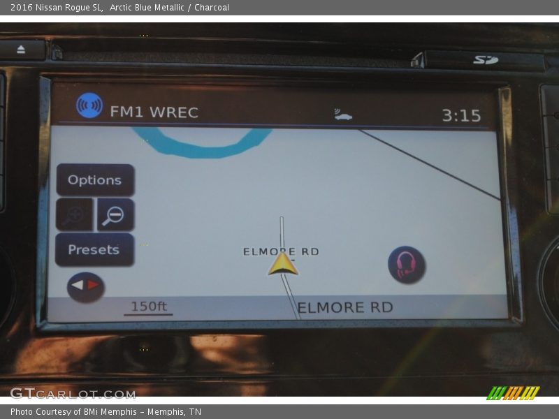 Arctic Blue Metallic / Charcoal 2016 Nissan Rogue SL