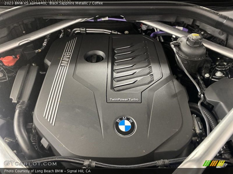 Black Sapphire Metallic / Coffee 2023 BMW X5 xDrive40i