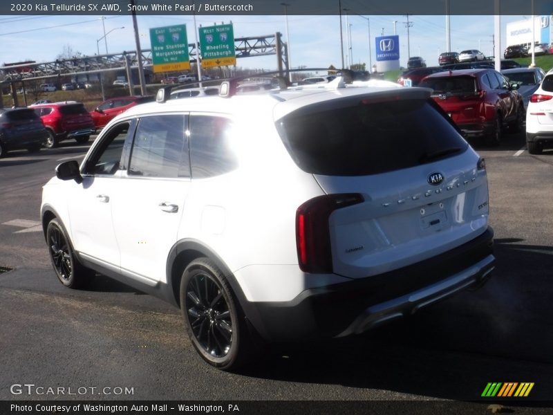 Snow White Pearl / Butterscotch 2020 Kia Telluride SX AWD