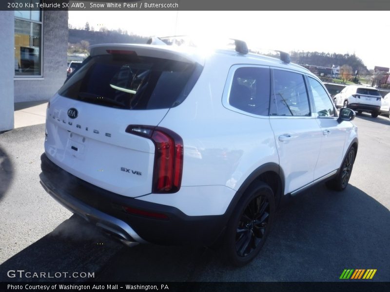 Snow White Pearl / Butterscotch 2020 Kia Telluride SX AWD