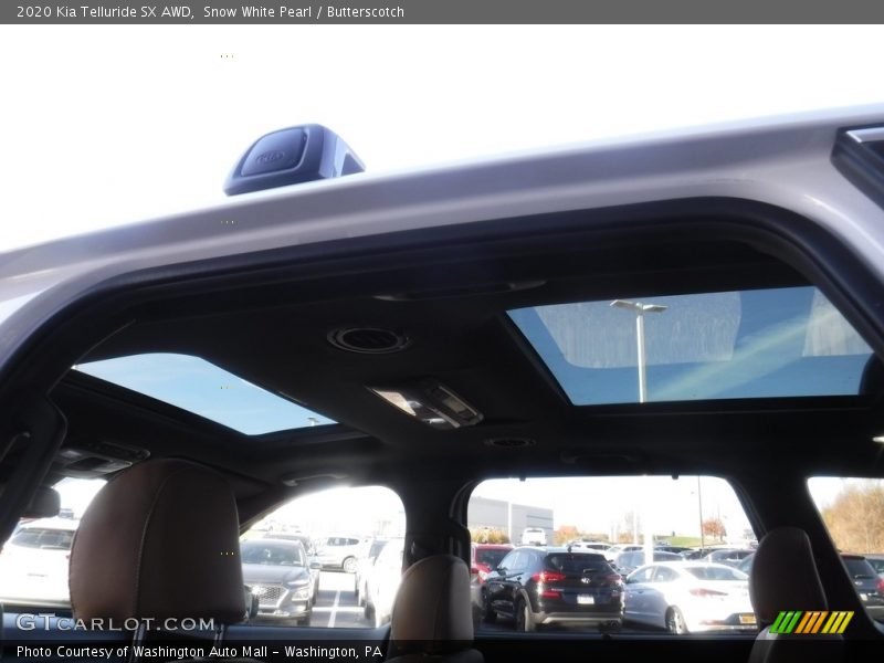 Snow White Pearl / Butterscotch 2020 Kia Telluride SX AWD