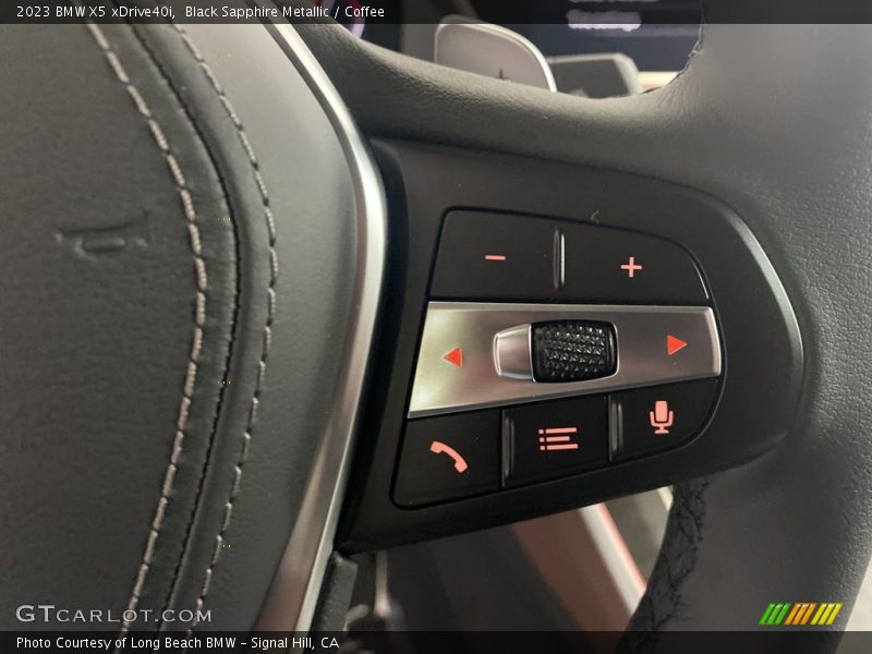 Black Sapphire Metallic / Coffee 2023 BMW X5 xDrive40i