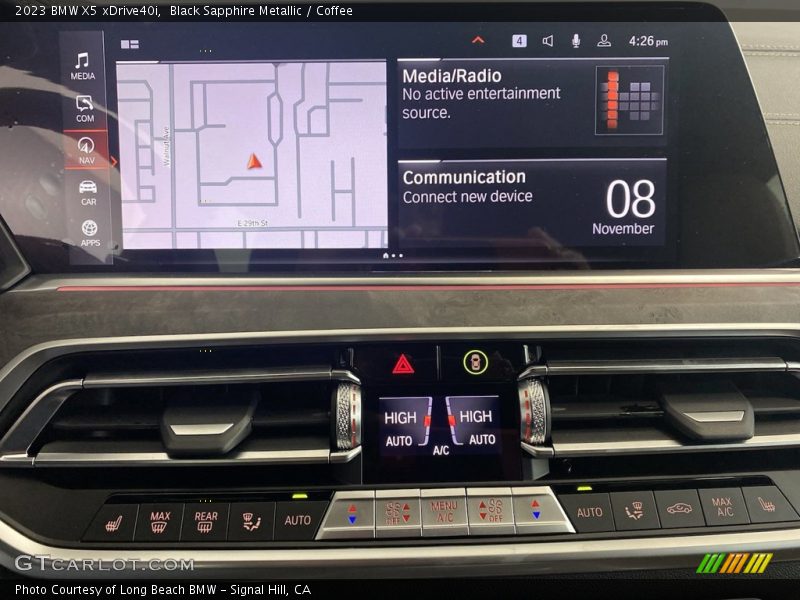 Black Sapphire Metallic / Coffee 2023 BMW X5 xDrive40i