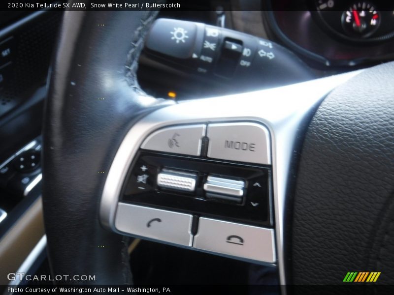 Snow White Pearl / Butterscotch 2020 Kia Telluride SX AWD