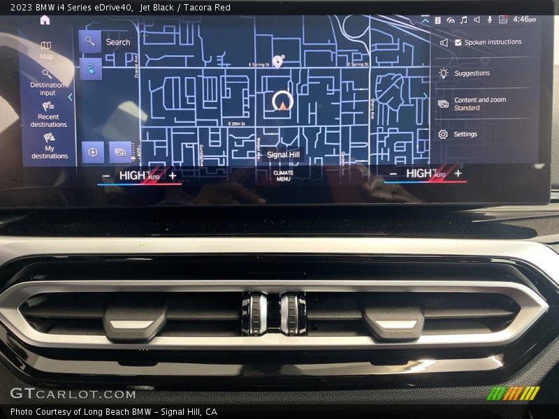 Navigation of 2023 i4 Series eDrive40