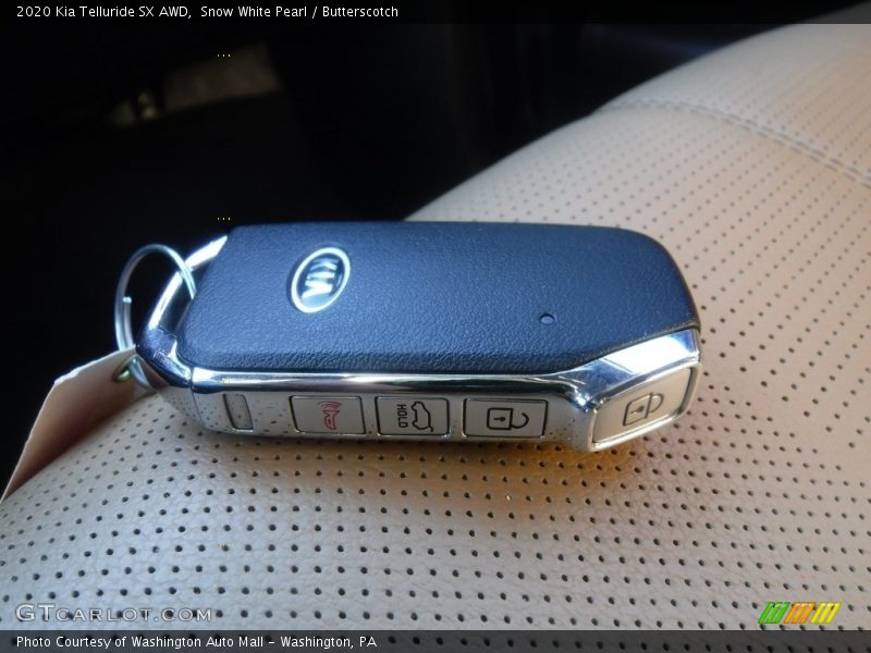 Snow White Pearl / Butterscotch 2020 Kia Telluride SX AWD