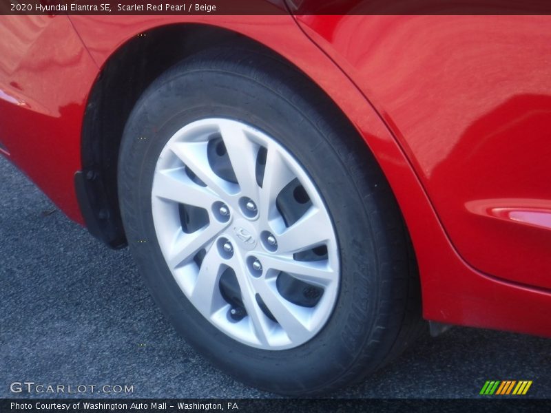 Scarlet Red Pearl / Beige 2020 Hyundai Elantra SE