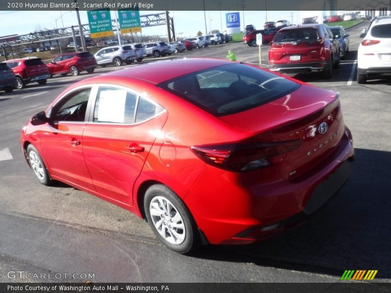 Scarlet Red Pearl / Beige 2020 Hyundai Elantra SE