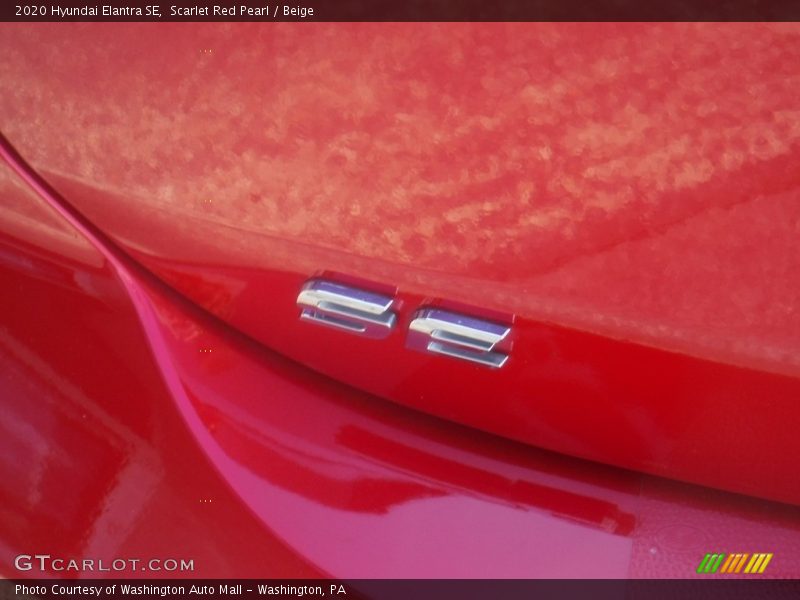 Scarlet Red Pearl / Beige 2020 Hyundai Elantra SE
