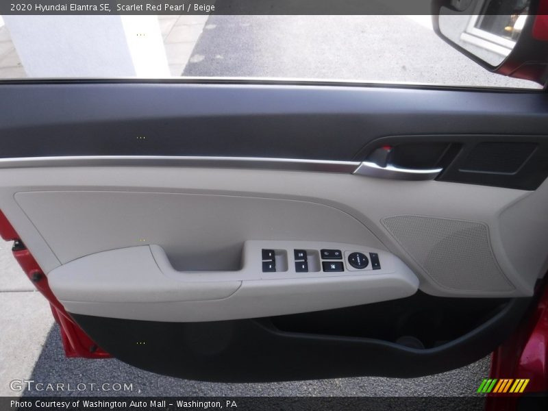 Scarlet Red Pearl / Beige 2020 Hyundai Elantra SE