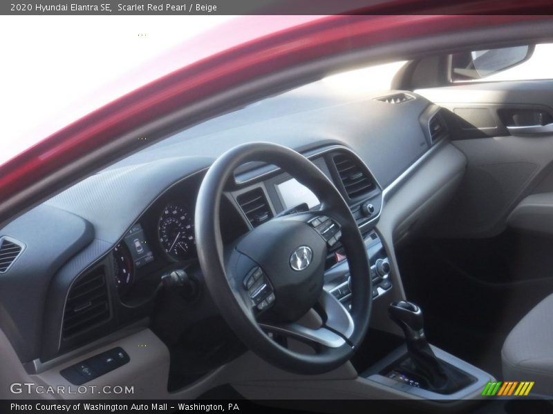 Scarlet Red Pearl / Beige 2020 Hyundai Elantra SE