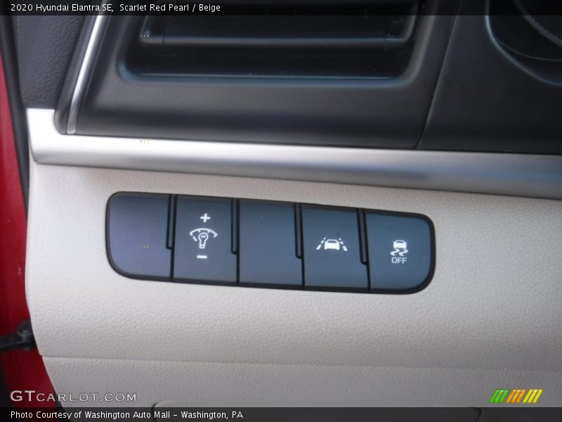Scarlet Red Pearl / Beige 2020 Hyundai Elantra SE