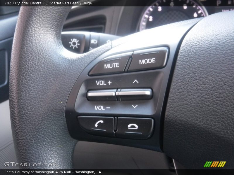 Scarlet Red Pearl / Beige 2020 Hyundai Elantra SE