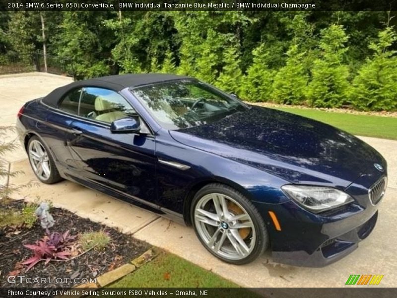 Front 3/4 View of 2014 6 Series 650i Convertible