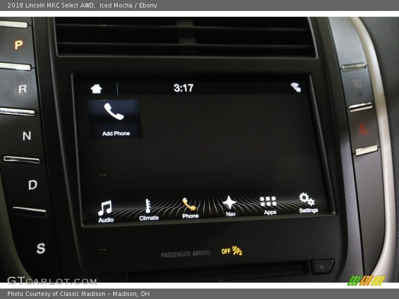 Controls of 2018 MKC Select AWD