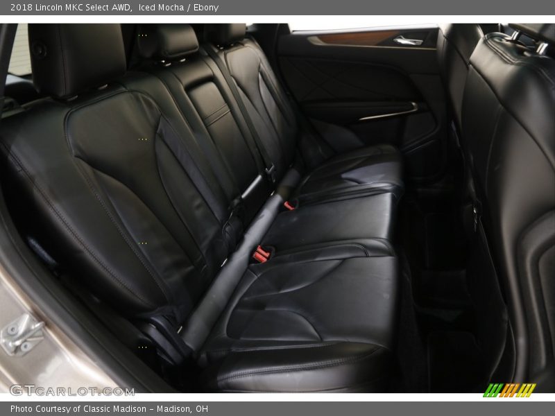 Rear Seat of 2018 MKC Select AWD