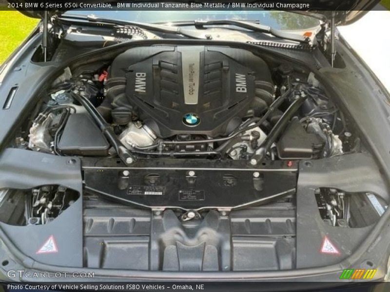  2014 6 Series 650i Convertible Engine - 4.4 Liter DI TwinPower Turbocharged DOHC 32-Valve VVT V8