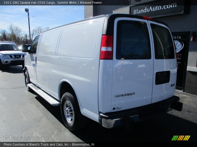 Summit White / Medium Pewter 2021 GMC Savana Van 2500 Cargo