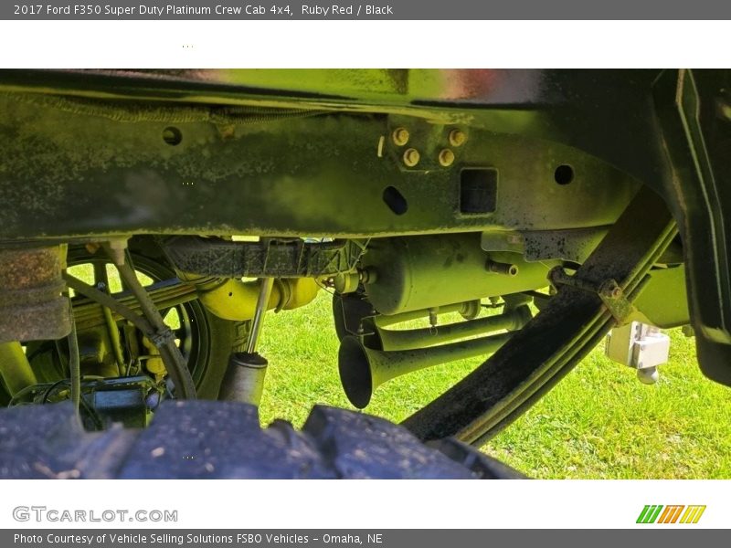Ruby Red / Black 2017 Ford F350 Super Duty Platinum Crew Cab 4x4